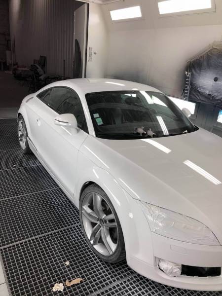 audi TT choc contre un mur franchise offerte agree toute assurance