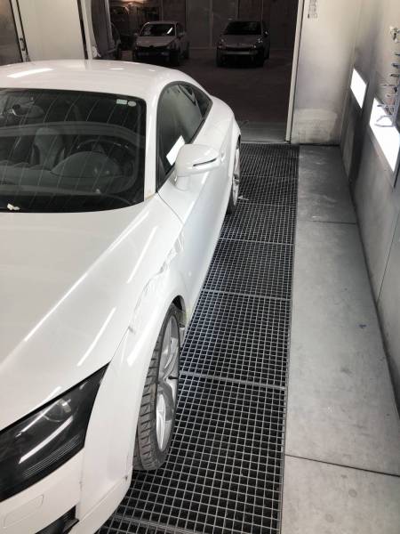 audi TT choc contre un mur franchise offerte agree toute assurance