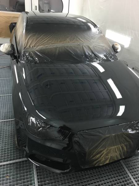 Travaux carrosserie suite vandalisme sur Audi A1 d'un client d'Aix en Provence