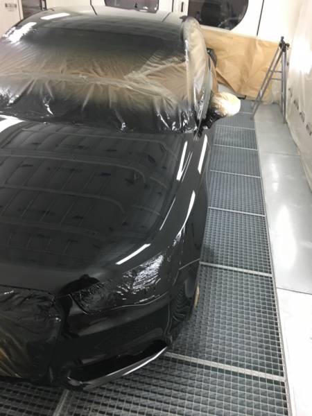 Travaux carrosserie suite vandalisme sur Audi A1 d'un client d'Aix en Provence