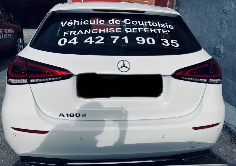 Véhicule de courtoisie, véhicule de prêt, Mercedes Classe A