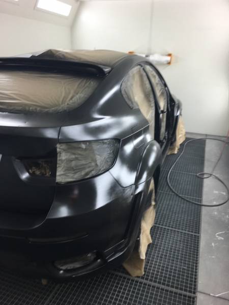 Réparation carrosserie suite choc en stationnement BMW X6 Aubagne