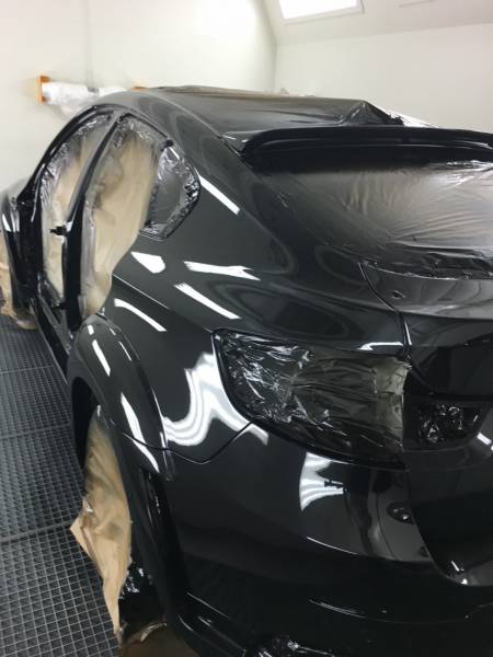 Réparation carrosserie suite choc en stationnement BMW X6 Aubagne