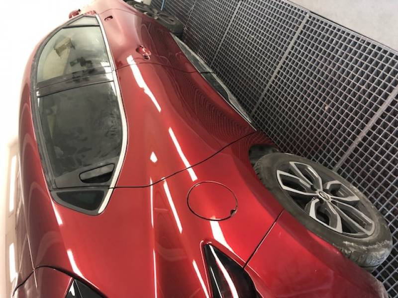 accident choc en stationnement franchise offerte véhicule de prêt 13011