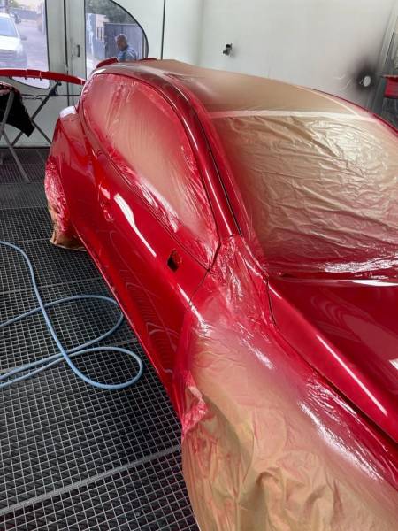 Sinistre, franchise offerte ,peinture tri couches sur la totalité de la carrosserie